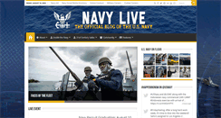 Desktop Screenshot of navylive.dodlive.mil