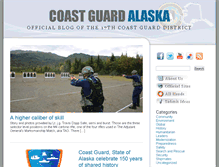 Tablet Screenshot of alaska.coastguard.dodlive.mil